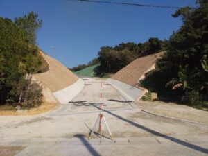 辺野古漁港多目的運動広場連絡道路整備工事